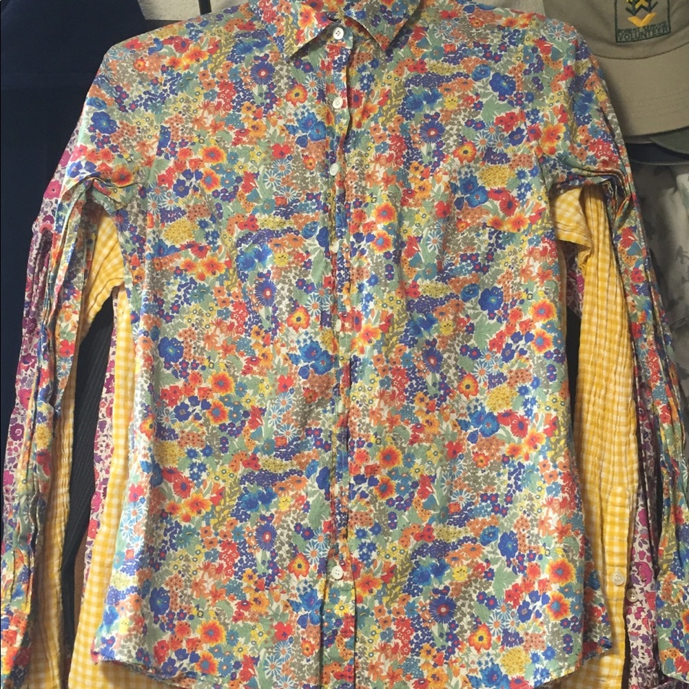 J.Crew Liberty Floral Button Down